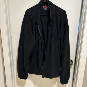 Black fleece jacket